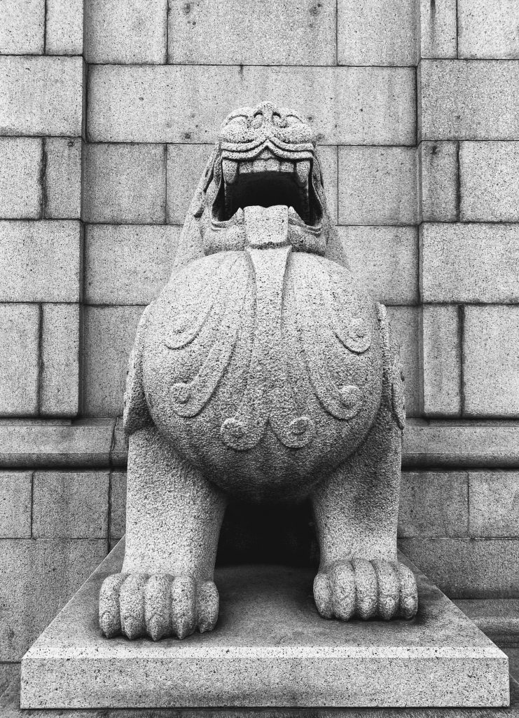 Guardian in Black & White